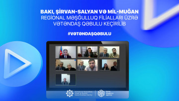 Regional Məşğulluq filialları üzrə vətəndaş qəbulu keçirilib