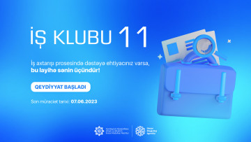 “İş Klubu” layihəsinin sayca 11-ci görüşünə qeydiyyat başlayıb