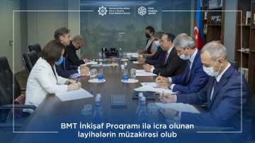 BMT İnkişaf Proqramı ilə icra olunan layihələrin müzakirəsi olub