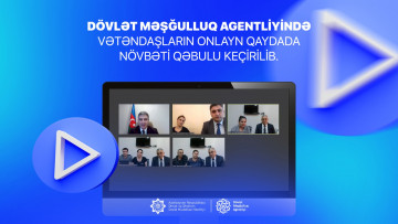 Dövlət Məşğulluq Agentliyində növbəti onlayn vətəndaş qəbulu keçirilib