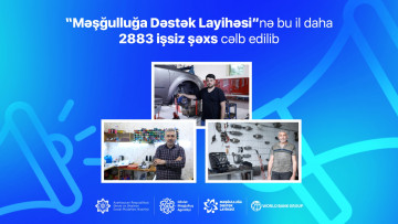 “Məşğulluğa Dəstək Layihəsi”nə bu il daha 2883 işsiz şəxs cəlb edilib