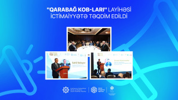 “Qarabağ KOB-ları” layihəsi ictimaiyyətə təqdim edildi