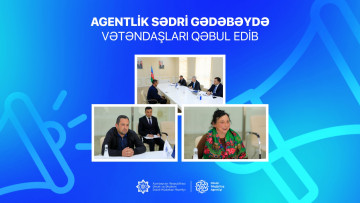 Agentlik sədri Gədəbəydə vətəndaşları qəbul edib