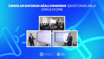 Ağalıda işəgötürənlərlə görüş keçirilib