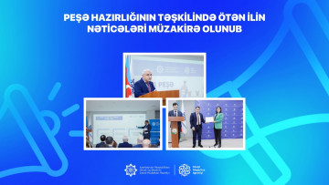 Peşə hazırlığının təşkilində ötən ilin nəticələri müzakirə olunub