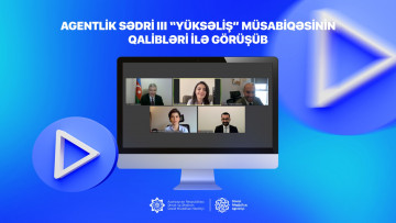 Agentlik sədri III “Yüksəliş” müsabiqəsinin qalibləri ilə görüşüb