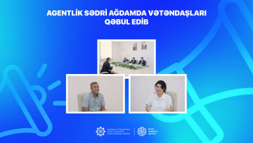 Agentlik sədri bu dəfə Ağdamda vətəndaşları qəbul edib