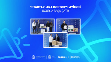 “Startaplara dəstək” layihəsi uğurla başa çatıb