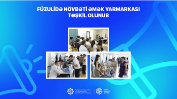 Füzulidə növbəti əmək yarmarkası təşkil olunub