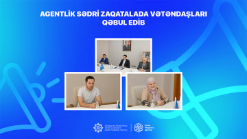 Agentlik sədri bu dəfə Zaqatalada vətəndaşları qəbul edib