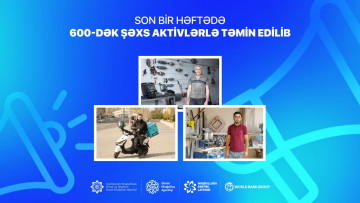 Özünüməşğulluq proqramı üzrə son bir həftədə 600-dək  şəxs aktivlərlə təmin edilib