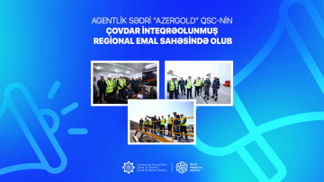 Agentliyik sədri “AzerGold” QSC-nin Çovdar İnteqrəolunmuş Regional Emal Sahəsində olub