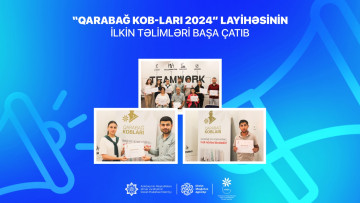 “Qarabağ KOB-ları 2024” layihəsinin ilkin təlimləri başa çatıb