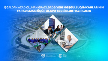 İşğaldan azad olunan ərazilərdə yeni məşğulluq imkanlarının yaradılması üçün əlavə tədbirlər hazırlanır