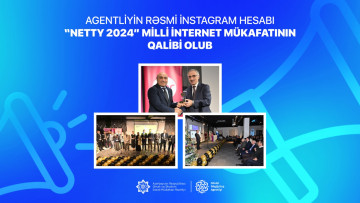 Dövlət Məşğulluq Agentliyinin rəsmi Instagram hesabı “NETTY 2024” Milli İnternet Mükafatının qalibi olub