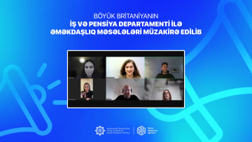 Böyük Britaniyanın İş və Pensiya Departamenti ilə əməkdaşlıq məsələləri müzakirə edilib