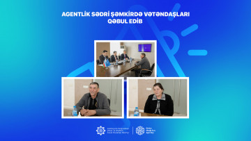 Agentlik sədri Şəmkirdə vətəndaşları qəbul edib