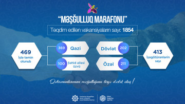 “Məşğulluq marafonu”na qoşulan işəgötürənlərin sayı 413-ə çatıb