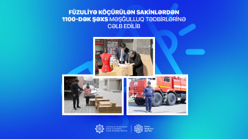 Füzuliyə köçürülən sakinlərdən 1100-dək şəxs məşğulluq tədbirlərinə cəlb edilib