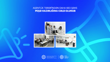 Dövlət Məşğulluq Agentliyi tərəfindən daha 663 şəxs peşə hazırlığına cəlb olunub
