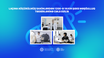 Laçına köçürülmüş sakinlərdən 1200-ə yaxın şəxs məşğulluq tədbirlərinə cəlb edilib