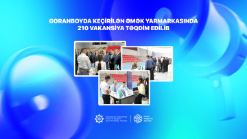 Goranboyda keçirilən əmək yarmarkasında 210 vakansiya təqdim edilib