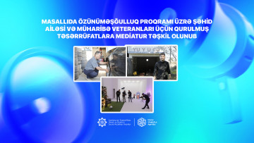 Masallıda özünüməşğulluq proqramı üzrə şəhid ailəsi və müharibə veteranları üçün qurulmuş təsərrüfatlara mediatur təşkil olunub
