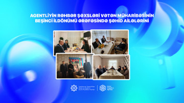 Agentliyin rəhbər şəxsləri Vətən müharibəsinin beşinci ildönümü ərəfəsində şəhid ailələrini ziyarət ediblər