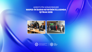 Agentliyin nümayəndəsi WAPES-in İdarə Heyətinin iclasında iştirak edib