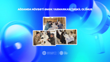 Ağdamda növbəti əmək yarmarkası keçirilib