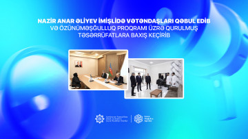 Nazir Anar Əliyev İmişlidə vətəndaşları qəbul edib