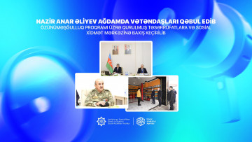 Nazir Anar Əliyev Ağdamda vətəndaşları qəbul edib