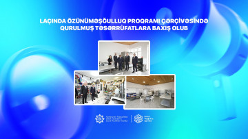 Laçında özünüməşğulluq proqramı çərçivəsində qurulmuş təsərrüfatlara baxış olub