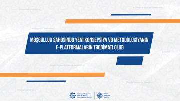 Məşğulluq sahəsində yeni konsepsiya və metodologiyanın, e-platformaların təqdimatı olub