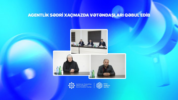 Agentlik sədri Xaçmazda vətəndaşları qəbul edib