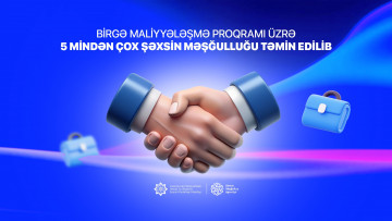 Birgə maliyyələşmə proqramı üzrə 5 mindən çox şəxsin məşğulluğu təmin edilib