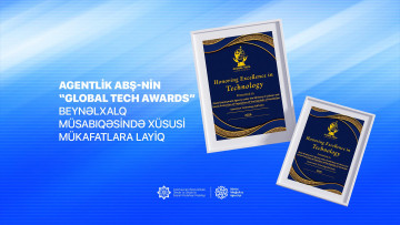Dövlət Məşğulluq Agentliyi ABŞ-nin “Global Tech Awards” beynəlxalq müsabiqəsində xüsusi mükafatlara layiq görülüb
