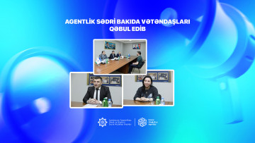 Agentlik sədri Bakıda vətəndaşları qəbul edib