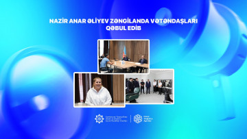 Nazir Anar Əliyev Zəngilanda vətəndaşları qəbul edib