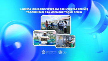 Laçında müharibə veteranları üçün yaradılmış kiçik təsərrüfatlara mediatur təşkil edilib