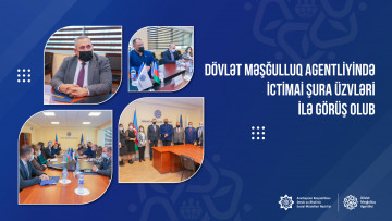 Dövlət Məşğulluq Agentliyində İctimai Şura üzvləri ilə görüş olub