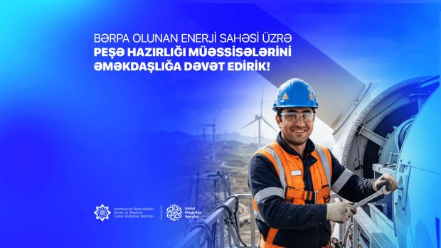 Bərpa olunan enerji sahəsi üzrə kursların təşkili üçün peşə hazırlığı müəssisələrinin qeydiyyatı başladı
